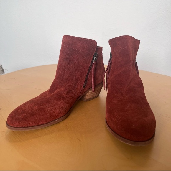 Sam Edelman Packer Ankle Boots Rust Color Women’s Size 7 - Picture 2 of 14